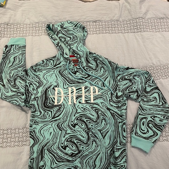 LR Scoop Other - Men’s sweatshirt, Brand-LR Scoop, Color-Bluish green/ black design